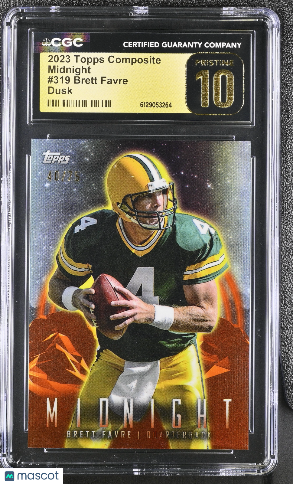 2023 Topps Composite Brett Favre Dusk /75 Midnight #319 CGC 10 Pristine Packers