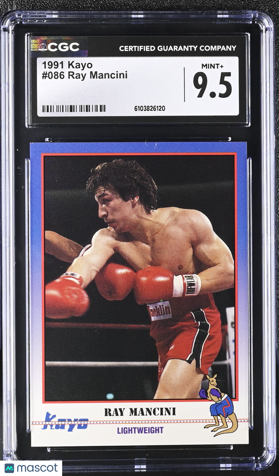 1991 Kayo Ray Mancini #086 CGC 9.5