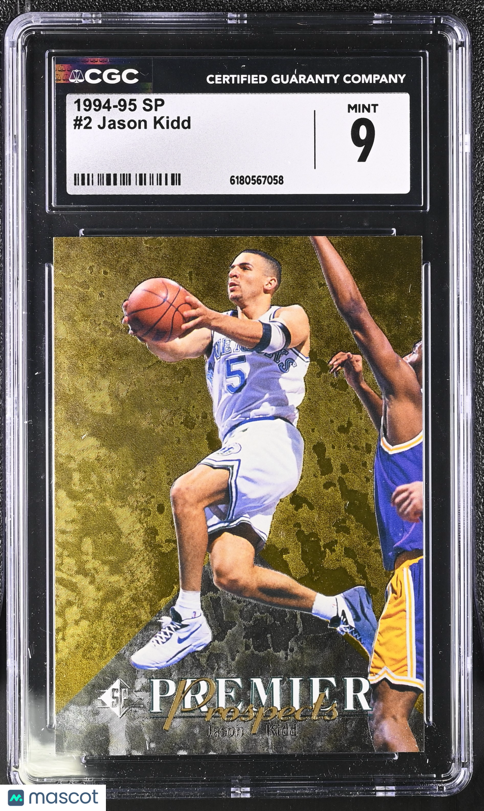1994-95 SP Jason Kidd Rookie #2 CGC 9 Dallas Mavericks