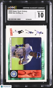 2000 Upper Deck Victory Ken Griffey Jr. #398 CGC 10 Seattle Mariners