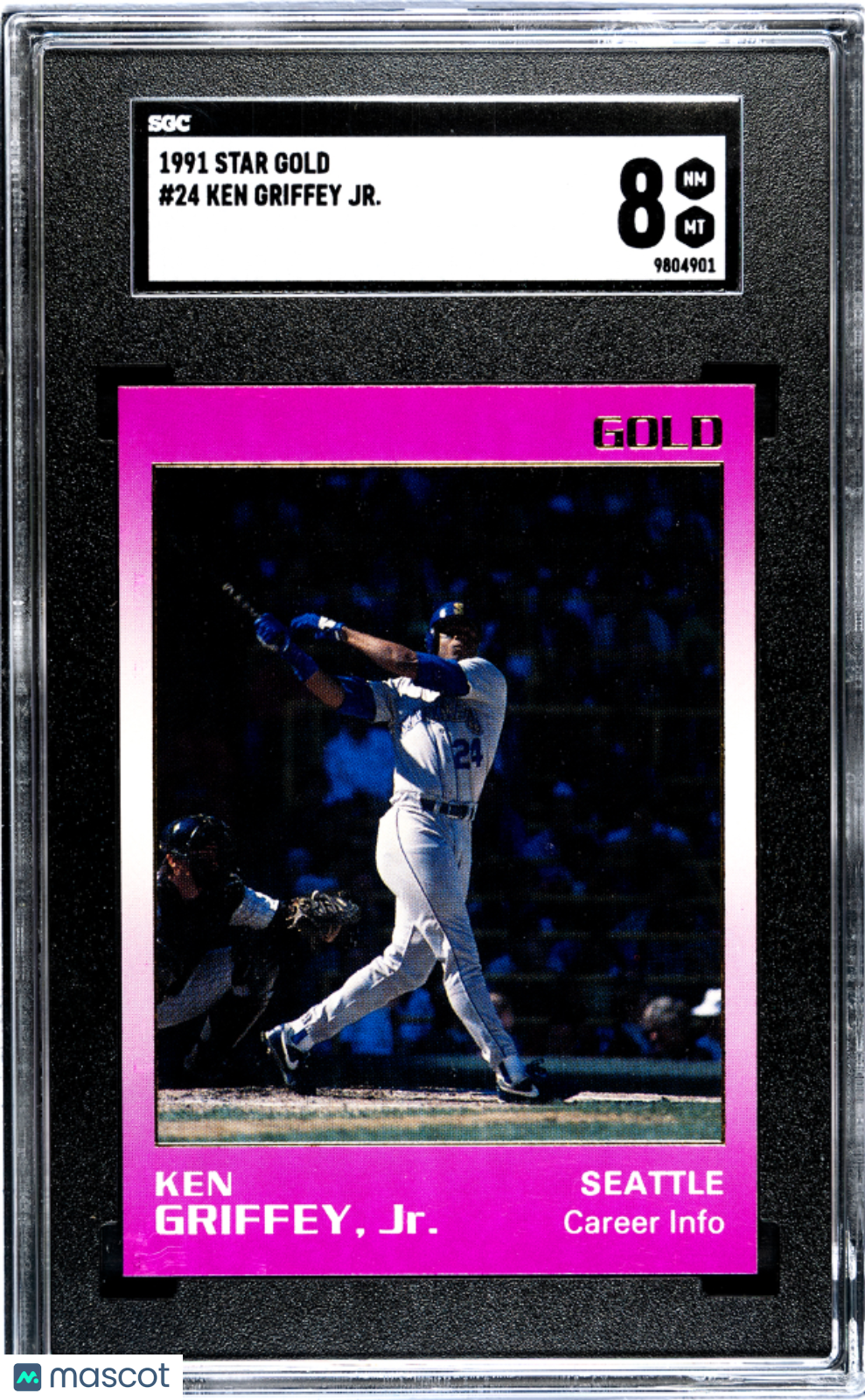1991 Star Gold Ken Griffey JR. #24 SGC 8