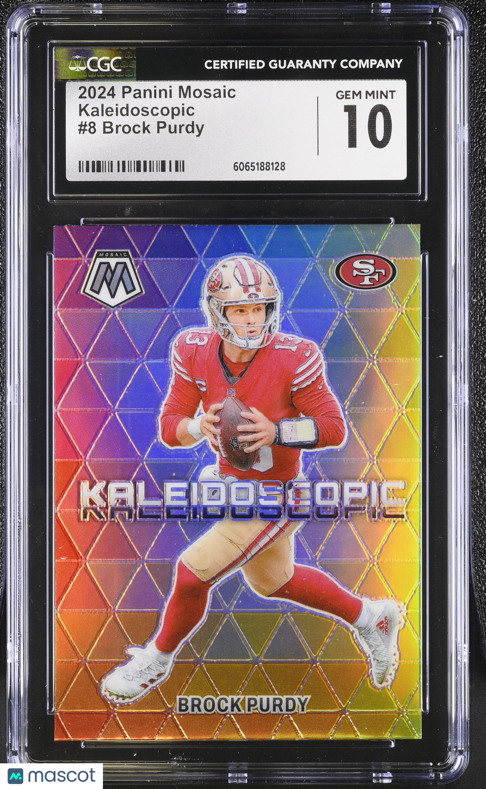 2024 Panini Mosaic Brock Purdy Kaleidoscopic #8 CGC 10 San Francisco 49ers