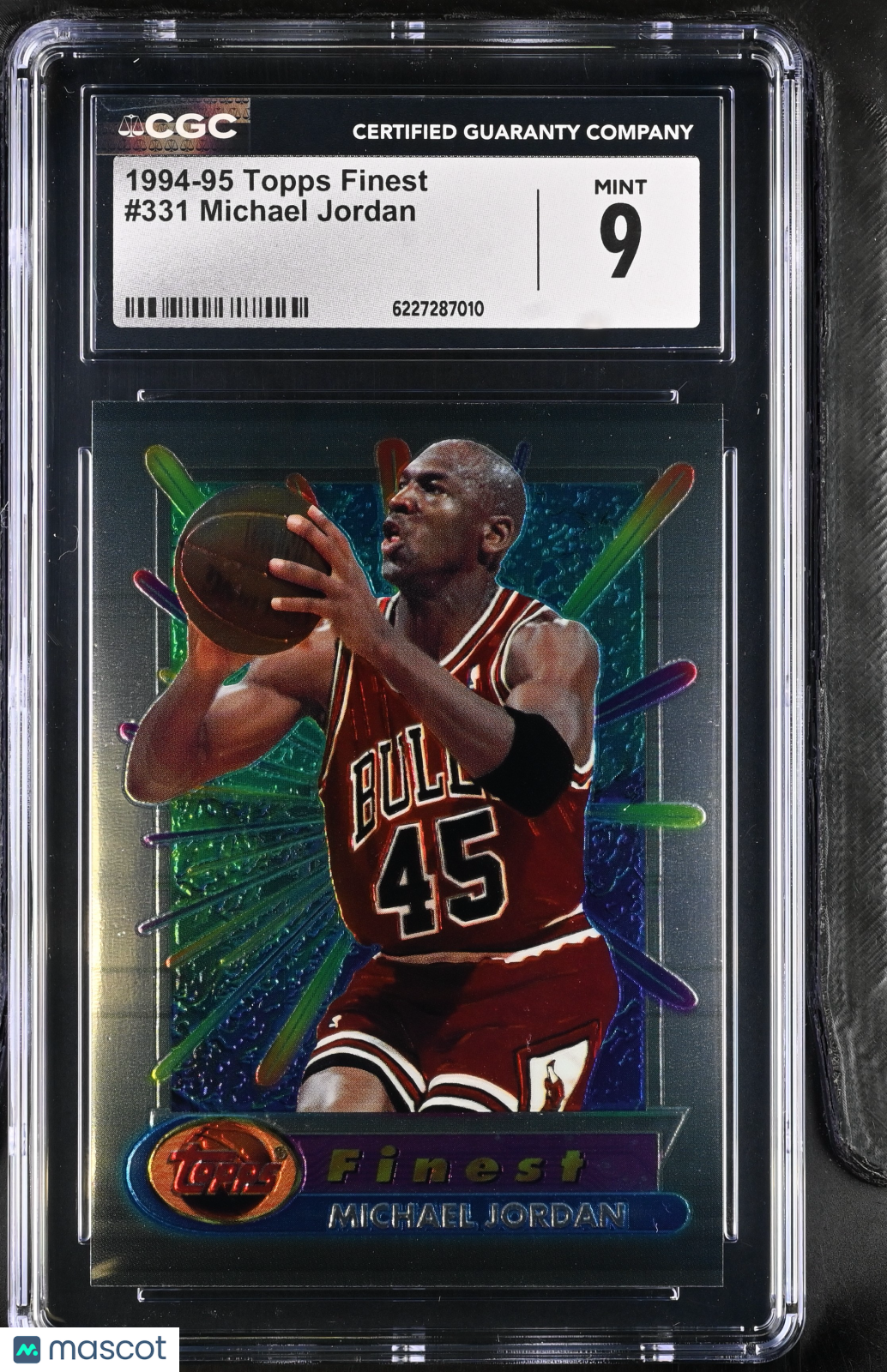 1994-95 Topps Finest Michael Jordan #331 CGC 9 Chicago Bulls