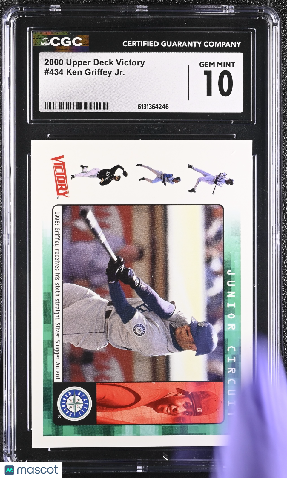 2000 Upper Deck Victory Ken Griffey Jr. #434 CGC 10