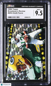 1996 Topps Brett Favre Broadway's Review #BR4 CGC 9.5