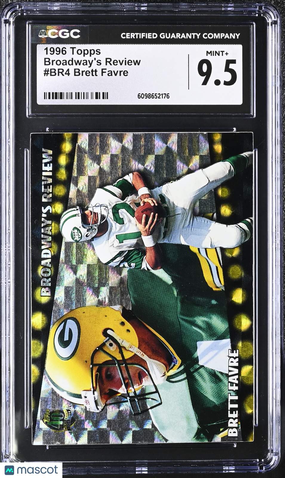 1996 Topps Brett Favre Broadway's Review #BR4 CGC 9.5