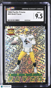1994 Pacific Prisms Brett Favre #40 CGC 9.5 Green Bay Packers