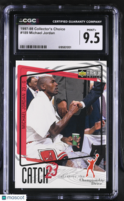 1997-98 Collector's Choice Michael Jordan #189 CGC 9.5 Chicago Bulls