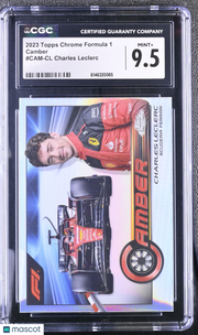 2023 Topps Chrome Formula 1 Charles Leclerc Camber #CAM-CL CGC 9.5
