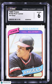 1980 Topps Rod Carew All-Star #700 CGC 6 Los Angeles Angels