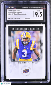 2014 Upper Deck Odell Beckham Jr. /430 Authentics Rookies #UA-57 CGC 9.5 LSU