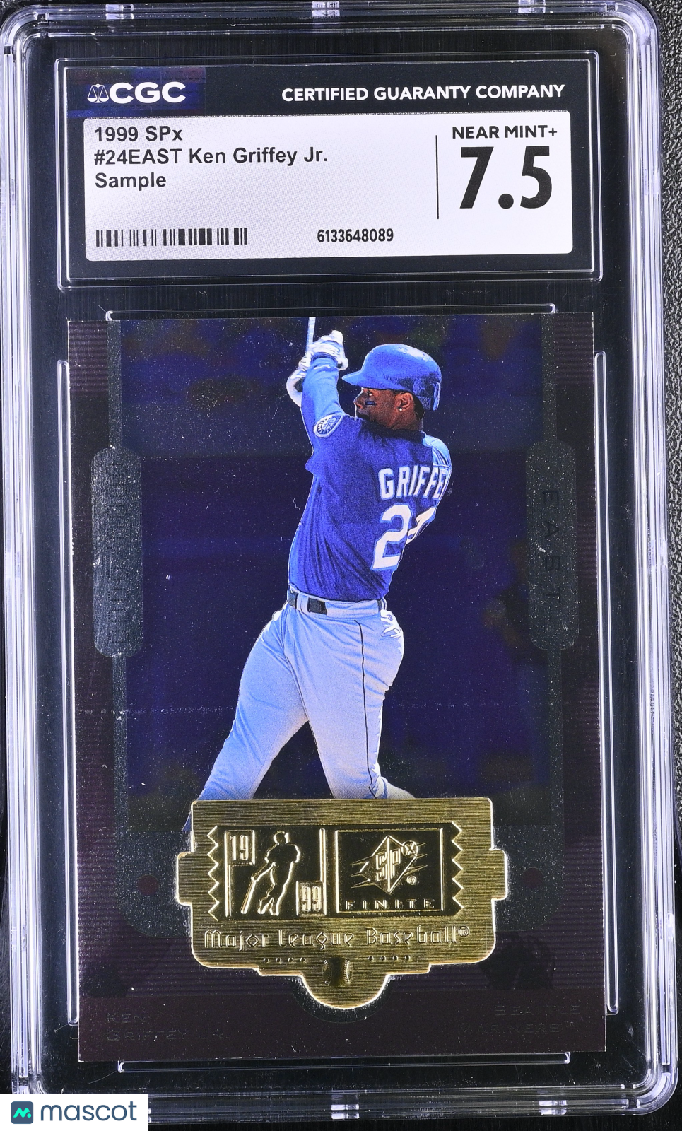 1999 SPX Ken Griffey Jr. Sample #24EAST CGC 7.5 Seattle Mariners