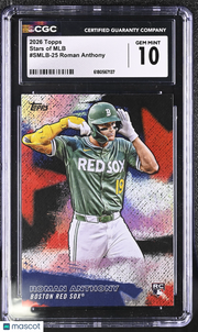 2026 Topps Roman Anthony Rookie Stars of MLB #SMLB-25 CGC 10 Boston Red Sox