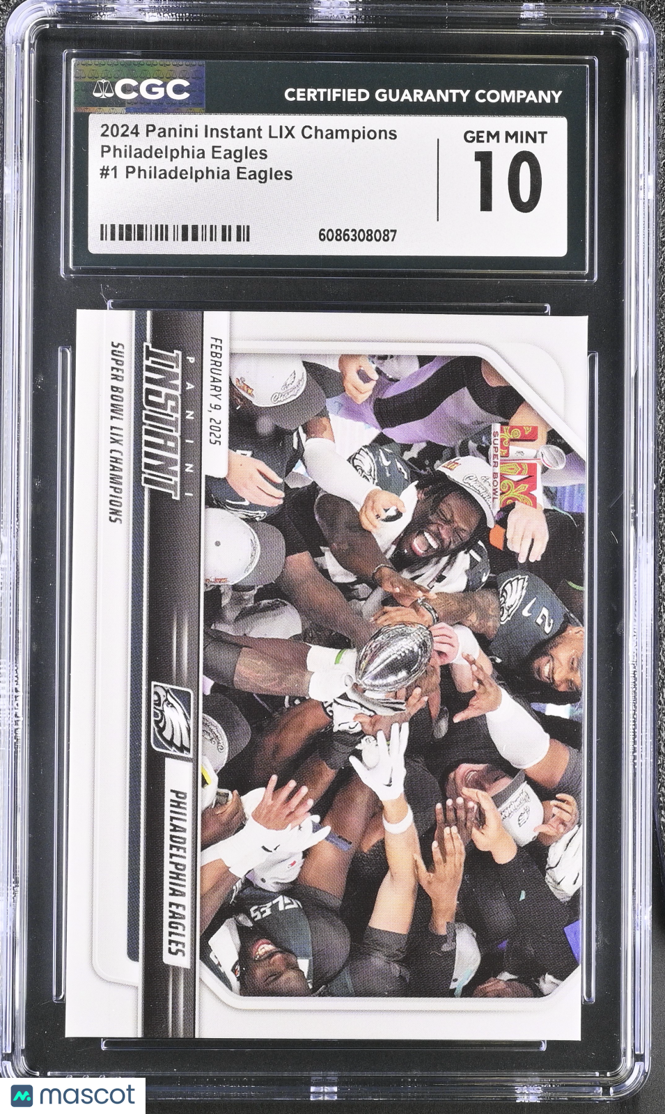 2024 Panini Instant LIX Champions Philadelphia Eagles #1 CGC 10