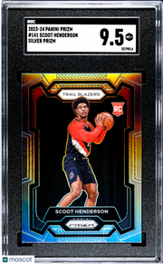 2023 Panini Prizm Scoot Henderson Silver #141 SGC 9.5 Portland Trail Blazers