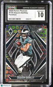 2024 Panini Phoenix Saquon Barkley Pandora #128 CGC 10 Philadelphia Eagles