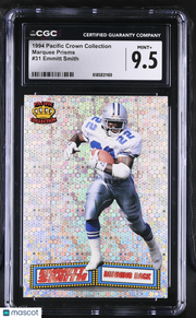 1994 Pacific Crown Collection Emmitt Smith Marquee Prisms #31 CGC 9.5 Cowboys
