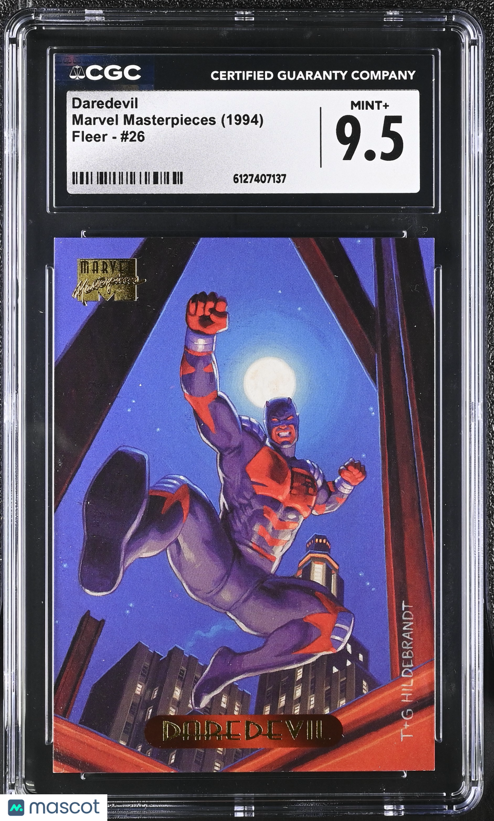 1994 Fleer Marvel Masterpieces Daredevil #26 CGC 9.5