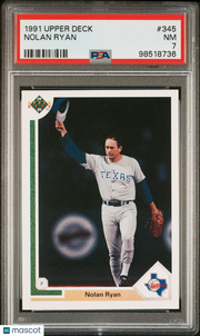 1991 Upper Deck Nolan Ryan #345 PSA 7