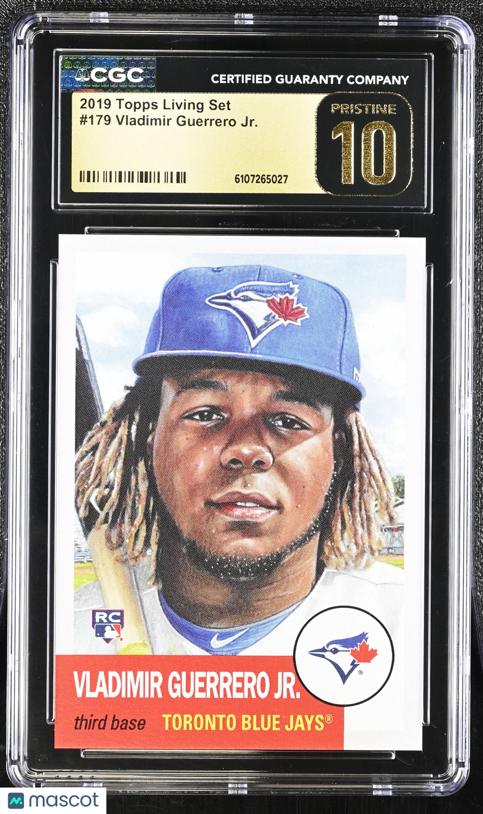 2019 Topps Living Set Vladimir Guerrero Jr. Rookie #179 CGC 10 Toronto Blue Jays