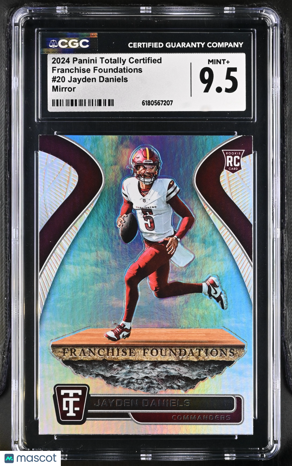 2024 Totally Certified Jayden Daniels Rookie Franchise Foundations #20 CGC 9.5