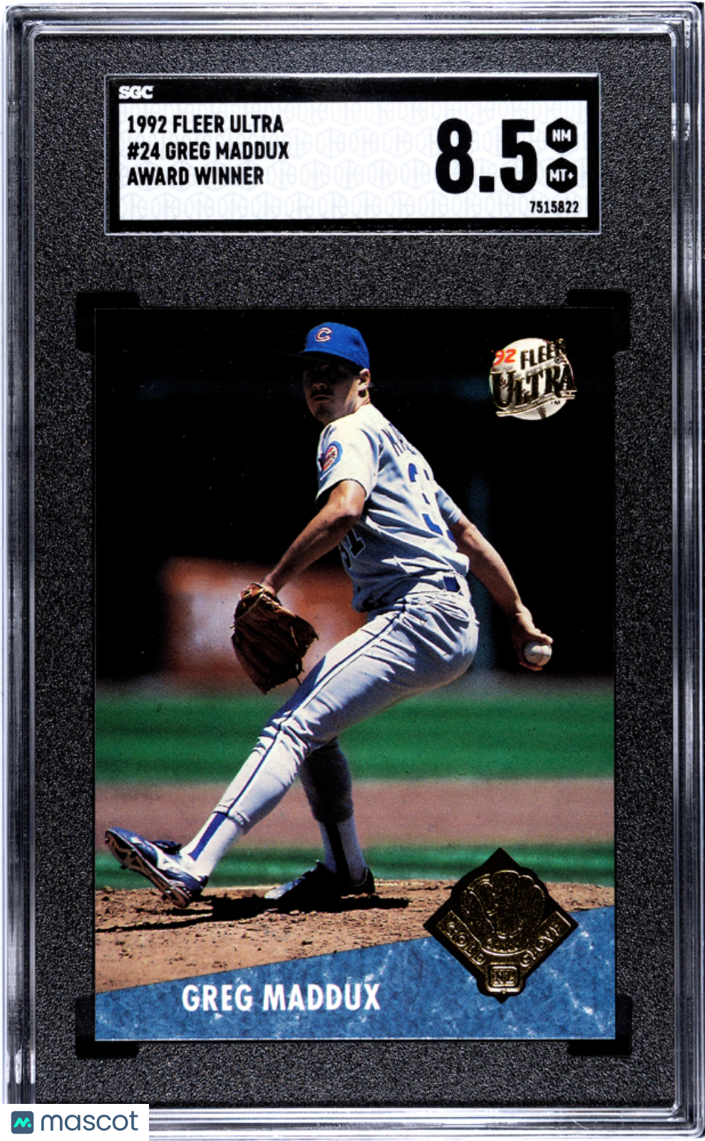 1992 Fleer Ultra Greg Maddux Award Winner #24 SGC 8.5