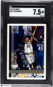 1997 Topps Tim Duncan #115 SGC 7.5