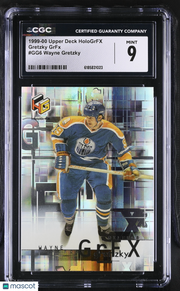 1999-00 Upper Deck Hologrfx Wayne Gretzky Gretzky GrFx #GG6 CGC 9 Oilers