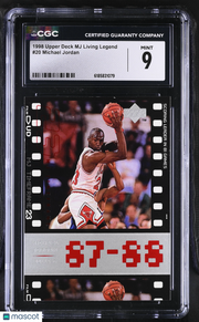 1998 Upper Deck MJ Living Legend Michael Jordan #20 CGC 9 Chicago Bulls