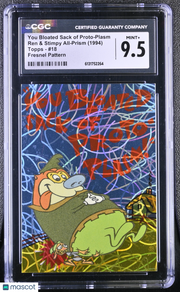 Ren Stimpy All-Prism You Bloated Sack of Proto-Plasm Fresnel Pattern 18 CGC 9.5