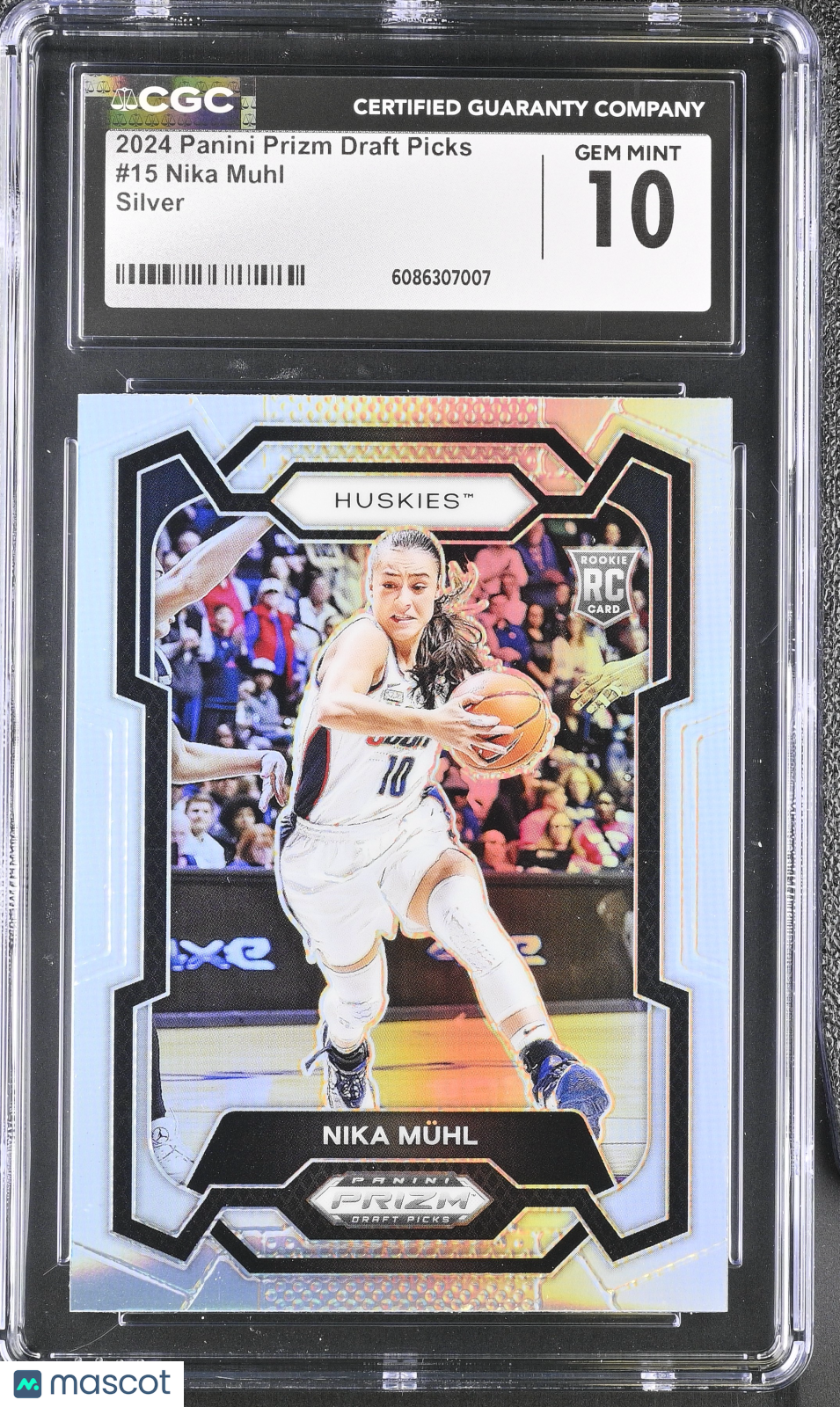 2024 Panini Prizm Draft Picks Nika Muhl Silver #15 CGC 10