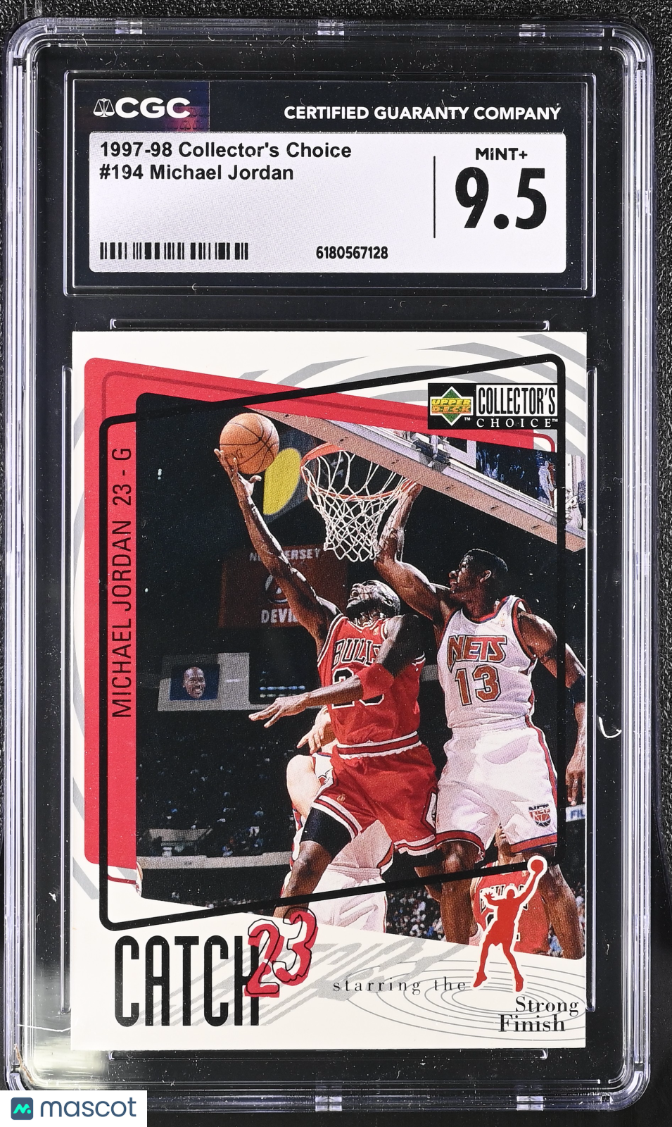 1997-98 Collector's Choice Michael Jordan #194 CGC 9.5 Chicago Bulls