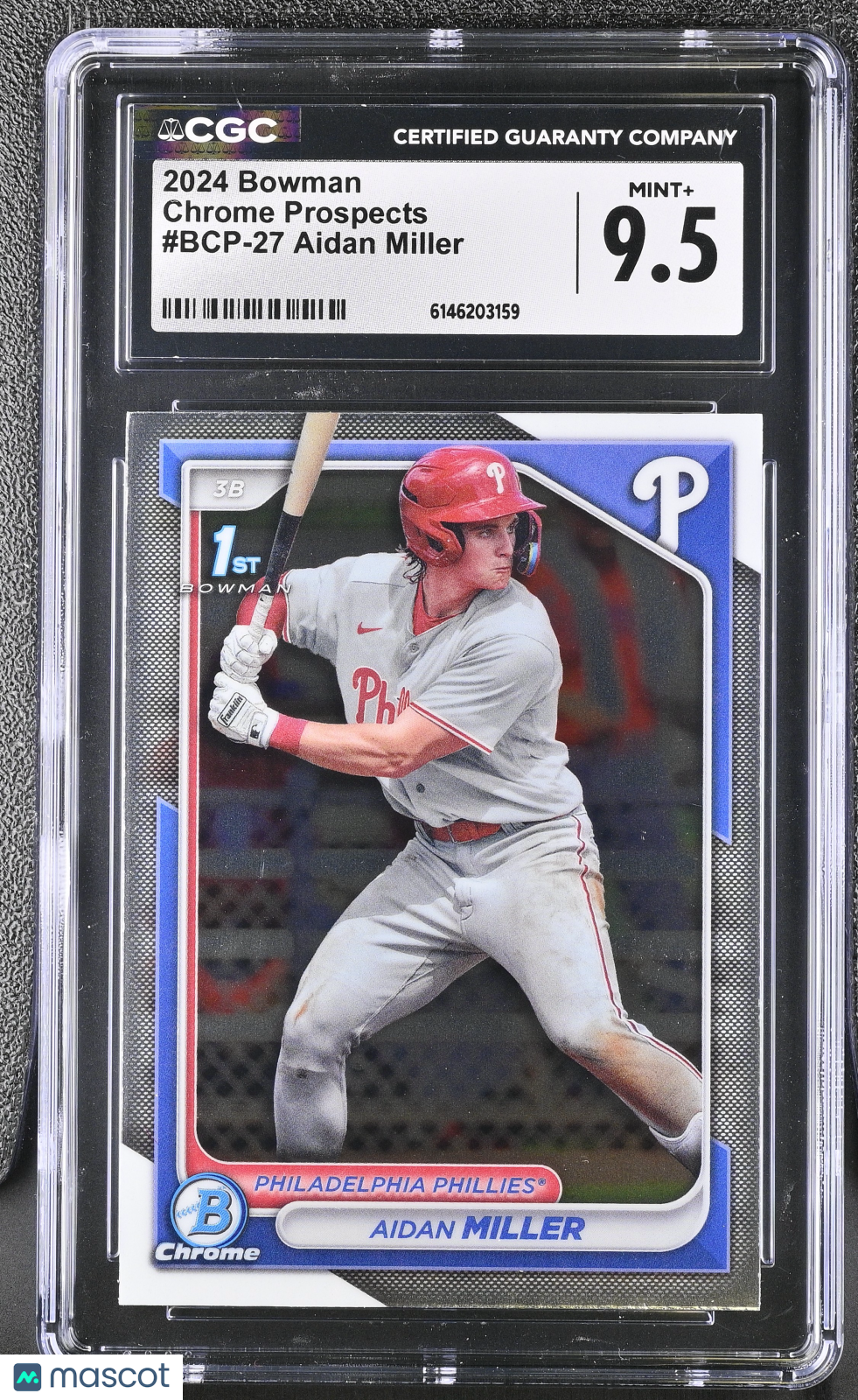 2024 Bowman Aidan Miller Chrome Prospects #BCP-27 CGC 9.5