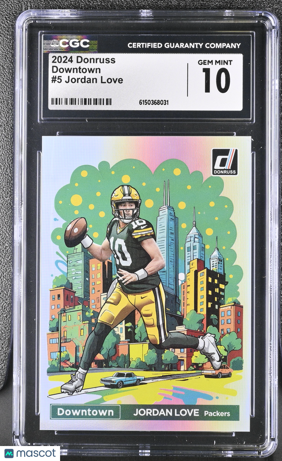 2024 Donruss Jordan Love Downtown #5 CGC 10 Green Bay Packers
