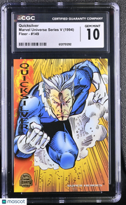 1994 Fleer Marvel Universe Series V Quicksilver #149 CGC 10