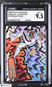 2025 Panini Absolute Brock Purdy Kaboom! - Horizontal #25 CGC 9.5 49ers