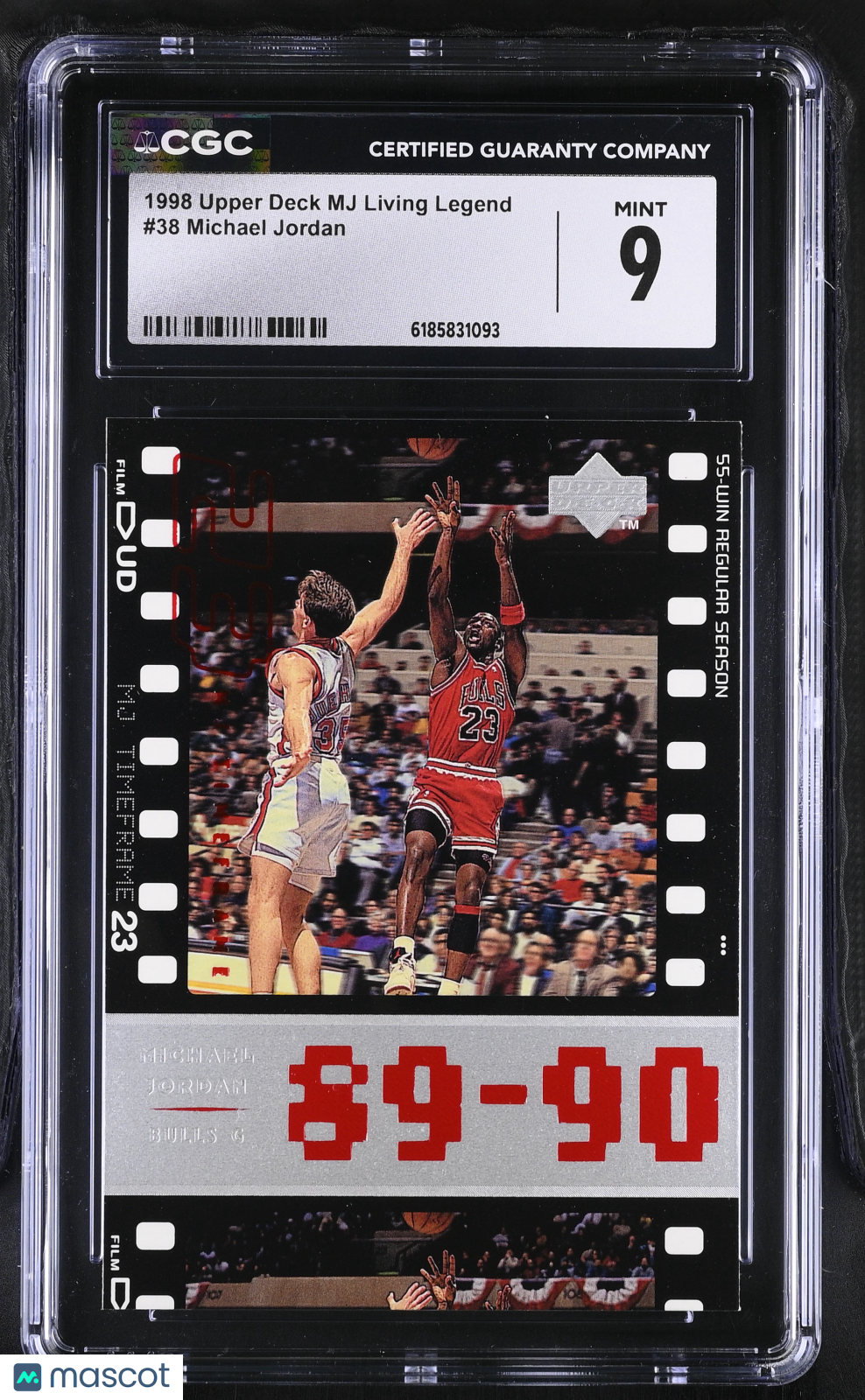 1998 Upper Deck MJ Living Legend Michael Jordan #38 CGC 9 Chicago Bulls