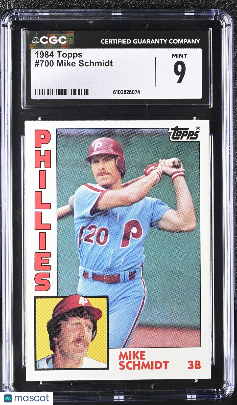 1984 Topps Mike Schmidt #700 CGC 9 Philadelphia Phillies