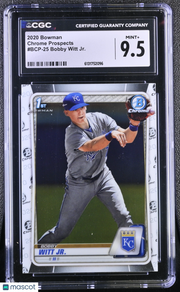 2020 Bowman Bobby Witt Jr. #BCP-25 Chrome Prospects CGC 9.5