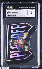 1999 Playoff Absolute SSD John Elway Silver /100 Honors #AH36 CGC 9 Broncos