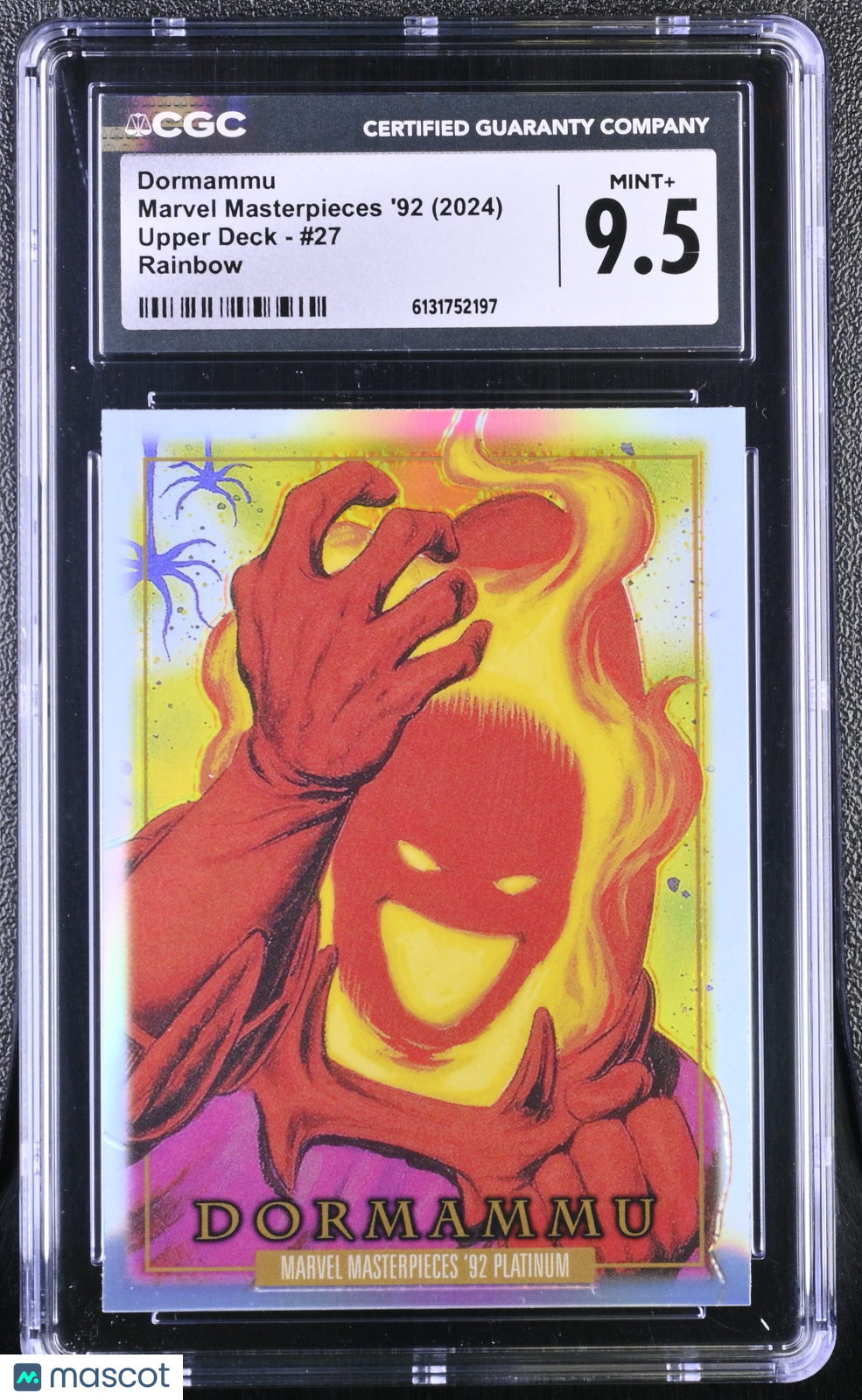 2024 Upper Deck Marvel Masterpieces '92 Dormammu #27 Rainbow CGC 9.5