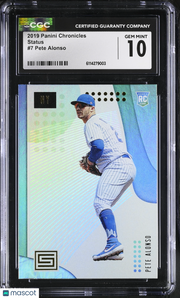 2019 Panini Chronicles Pete Alonso #7 Status CGC 10