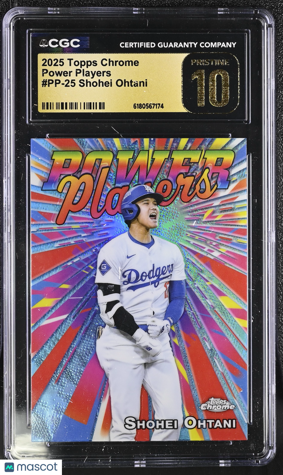2025 Topps Chrome Shohei Ohtani Power Players #PP-25 CGC Pristine 10