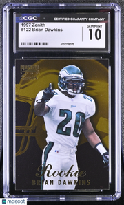 1997 Zenith Brian Dawkins Rookie #122 CGC 10 Philadelphia Eagles