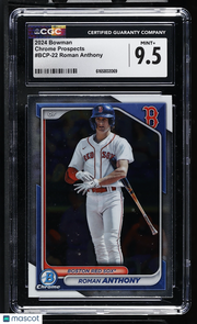 2024 Bowman Roman Anthony #BCP-22 Chrome Prospects CGC 9.5