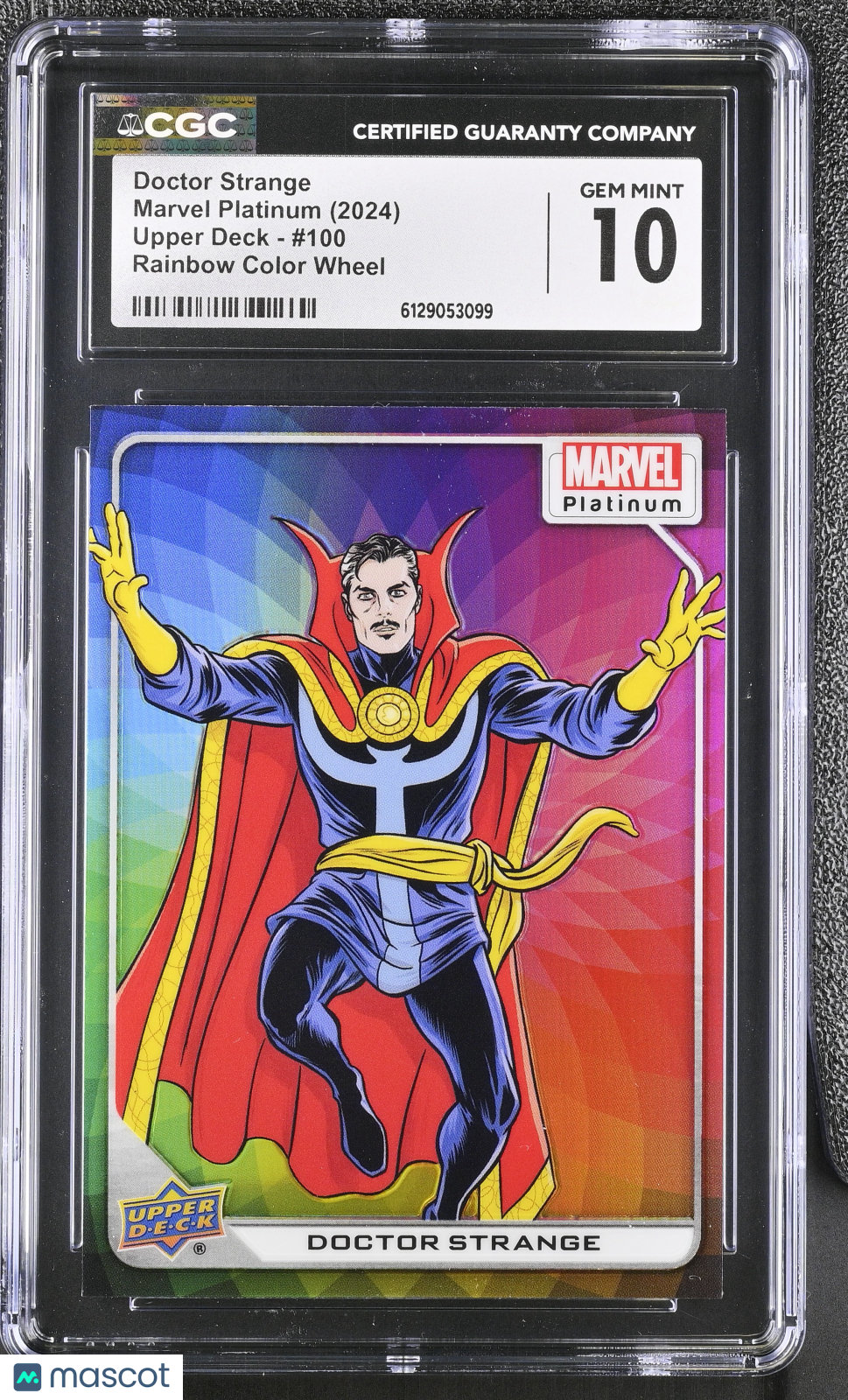2024 Marvel Platinum Doctor Strange #100 Rainbow Color Wheel CGC 10