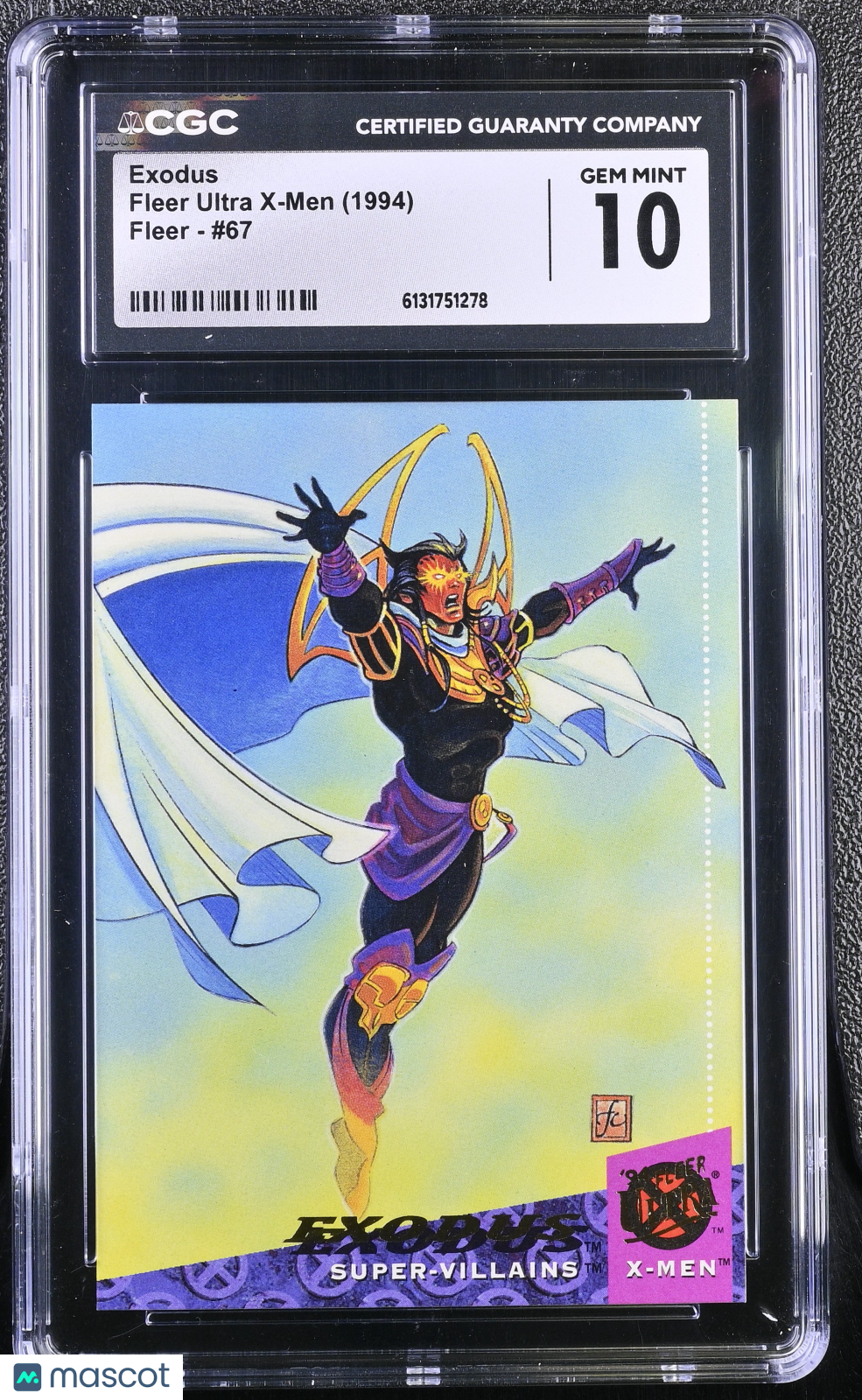 1994 Fleer Ultra X-Men Exodus #67 CGC 10
