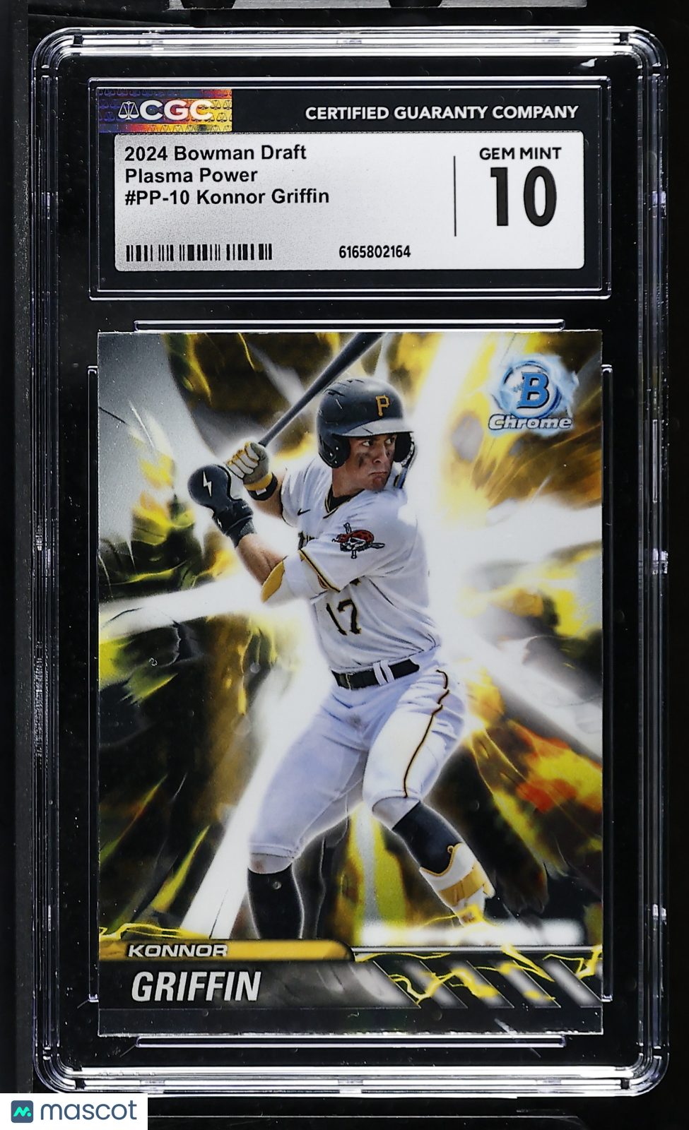 2024 Bowman Draft Konnor Griffin Rookie Plasma Power #PP-10 CGC 10 Pirates