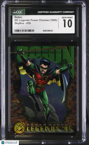 1995 Skybox DC Legends Power Chrome Robin #38 CGC 10