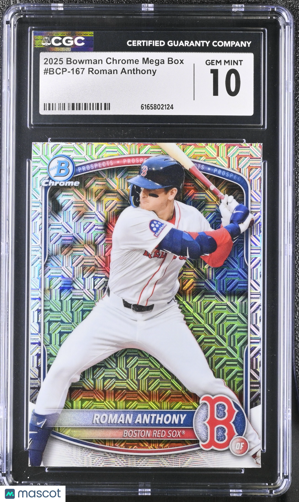 2025 Bowman Chrome Mega Box Roman Anthony Rookie #BCP-167 CGC 10 Boston Red Sox